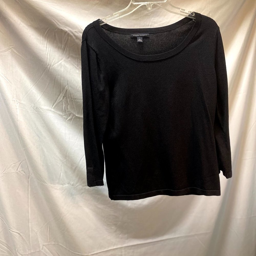 Banana Republic Black Long Sleeve Shirt
